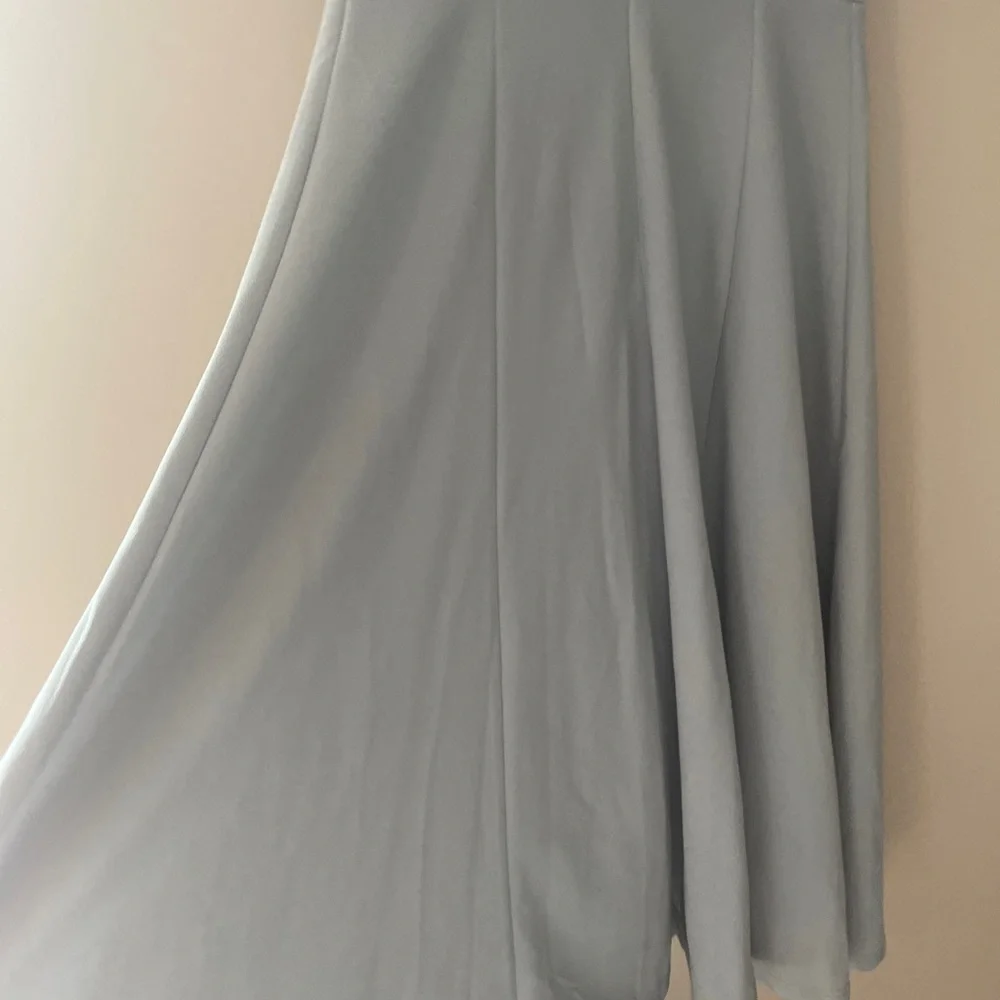 Dress Tells Gray A-Line Cap Sleeve Dress Size Small  Classic Career Party  Chic